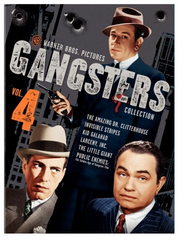 WARNER GANGSTERS COLLECTION, VOL. 4 (THE AMAZING DR. CLITTERHOUSE / INVISIBLE STRIPES / KID GALAHAD / LARCENY, INC. / THE LITTLE GIANT / PUBLIC ENEMIES: THE GOLDEN AGE OF THE GANGSTER FILM) (SOUS-TITRES FRANAIS)