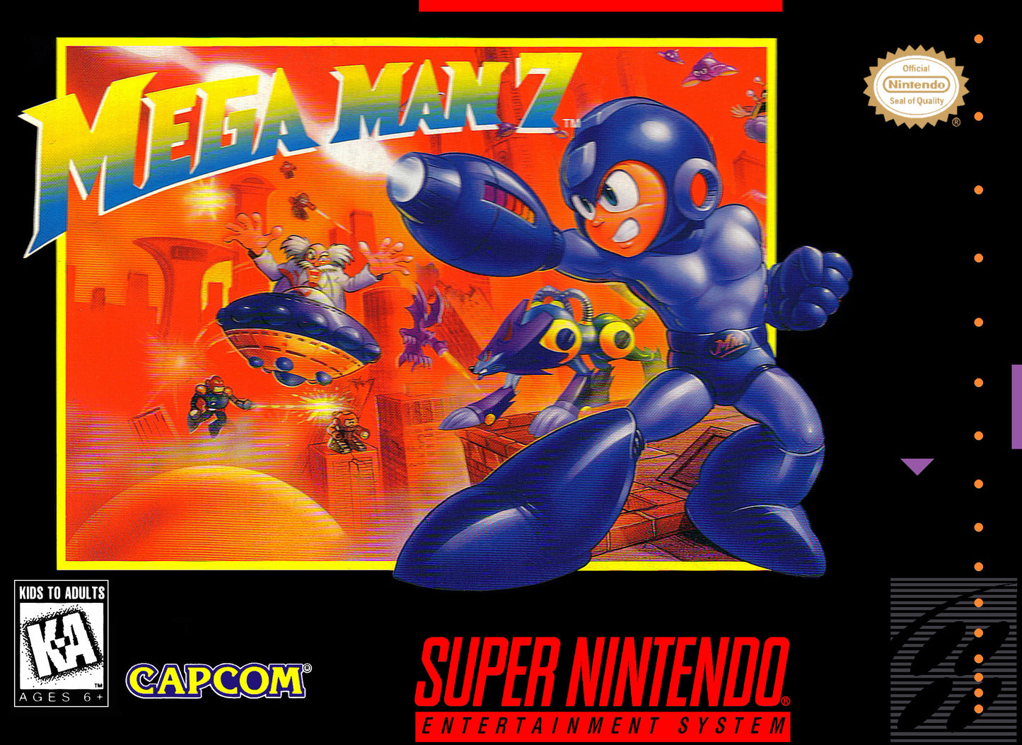 MEGA MAN 7  - SNES (W/BOX & MANUAL)