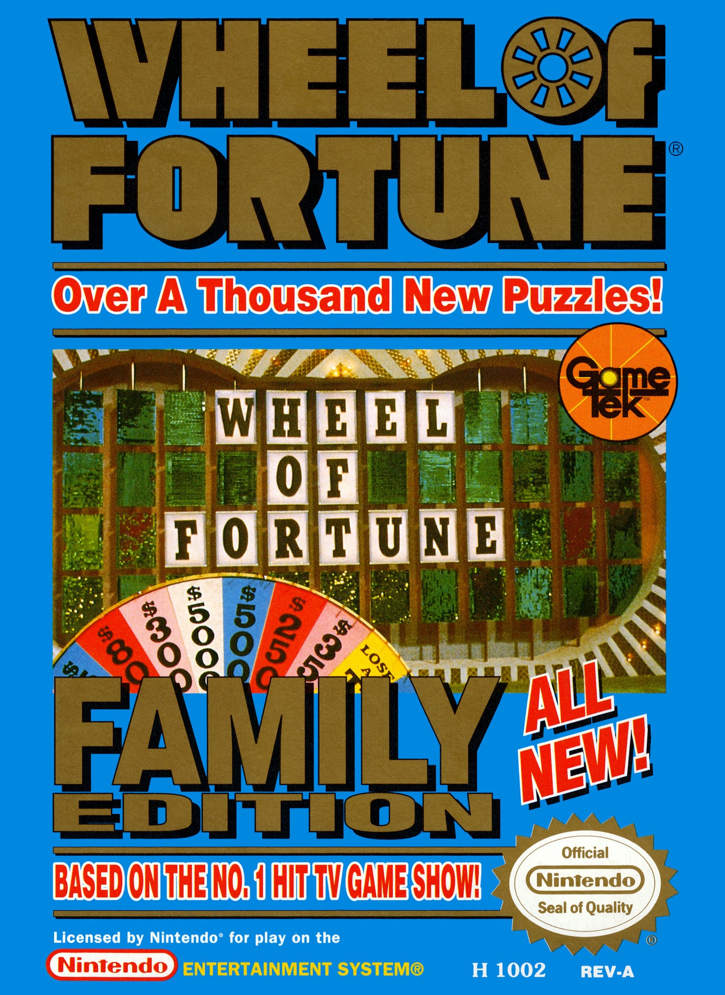WHEEL OF FORTUNE: FAMILY EDITION  - NES (W/BOX)