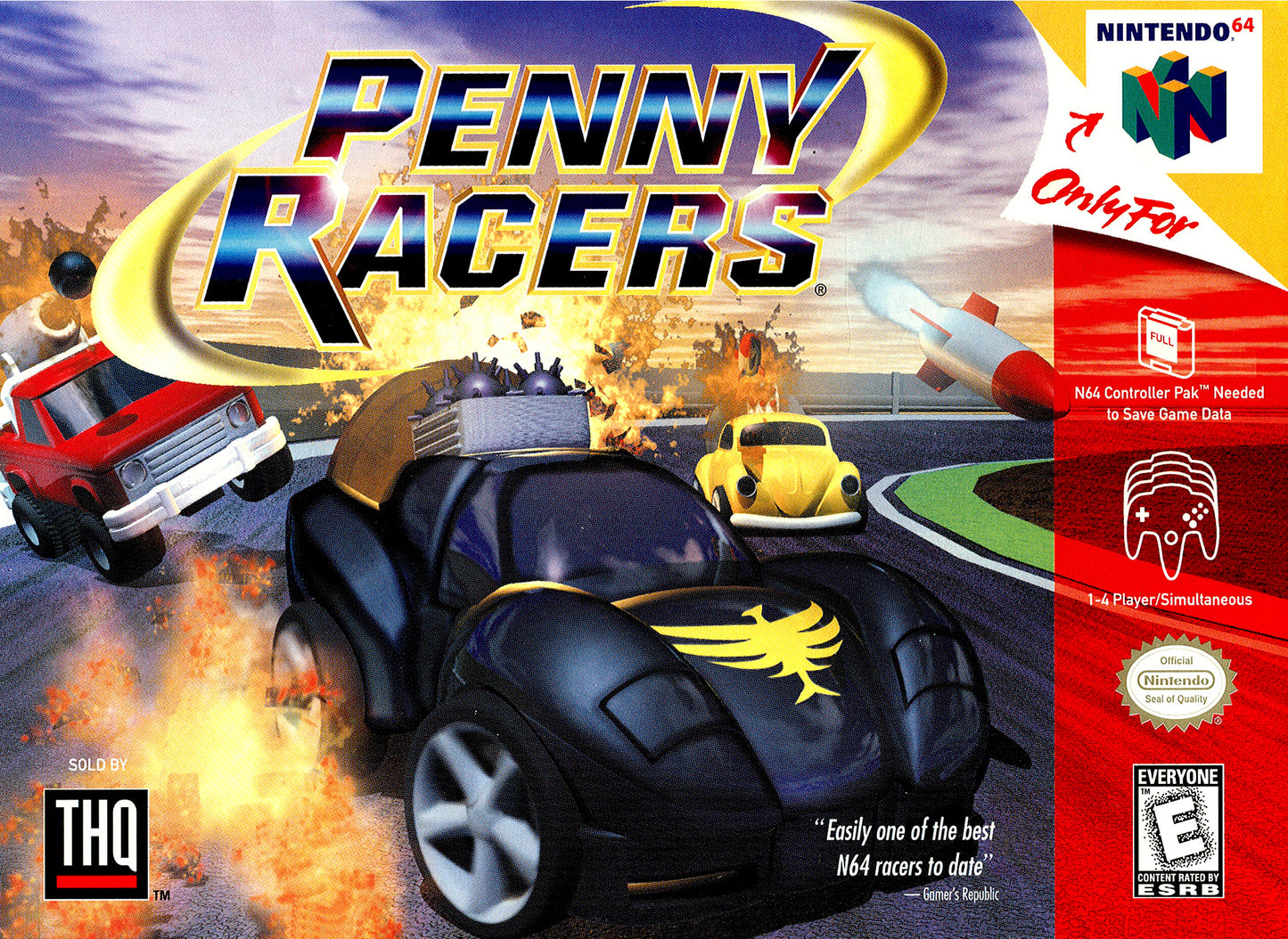 PENNY RACERS  - N64 (W/BOX)