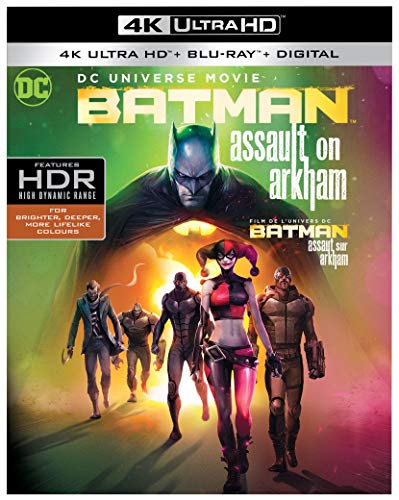 BATMAN: ASSAULT ON ARKHAM  - BLU-4K-ANIMATED-INC. BLU COPY