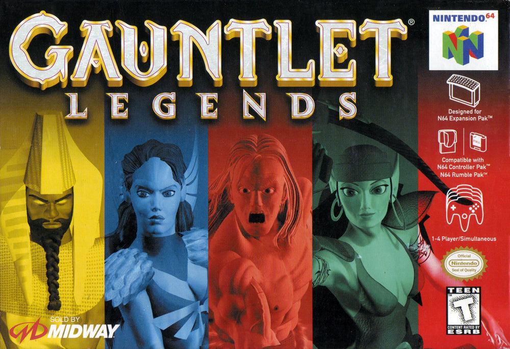 GAUNTLET LEGENDS  - N64 (W/BOX & MANUAL)