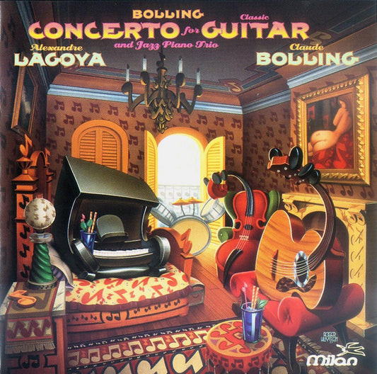 BOLLING, CLAUDE  - CONCERTO FOR CLASSIC GUITAR & JAZZ PIANO