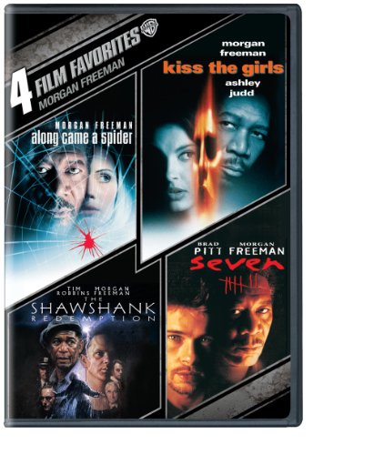 4 FILM FAVORITES: MORGAN FREEMAN (ALONG CAME A SPIDER, KISS THE GIRLS, SEVEN, SHAWSHANK REDEMPTION)