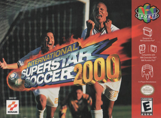 INTERNATIONAL SUPERSTAR SOCCER 2000  - N64 (W/BOX & MANUAL)