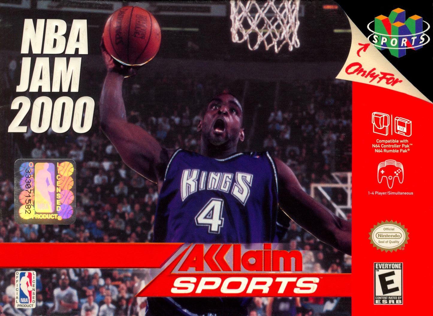 NBA JAM 2000  - N64 (W/BOX)