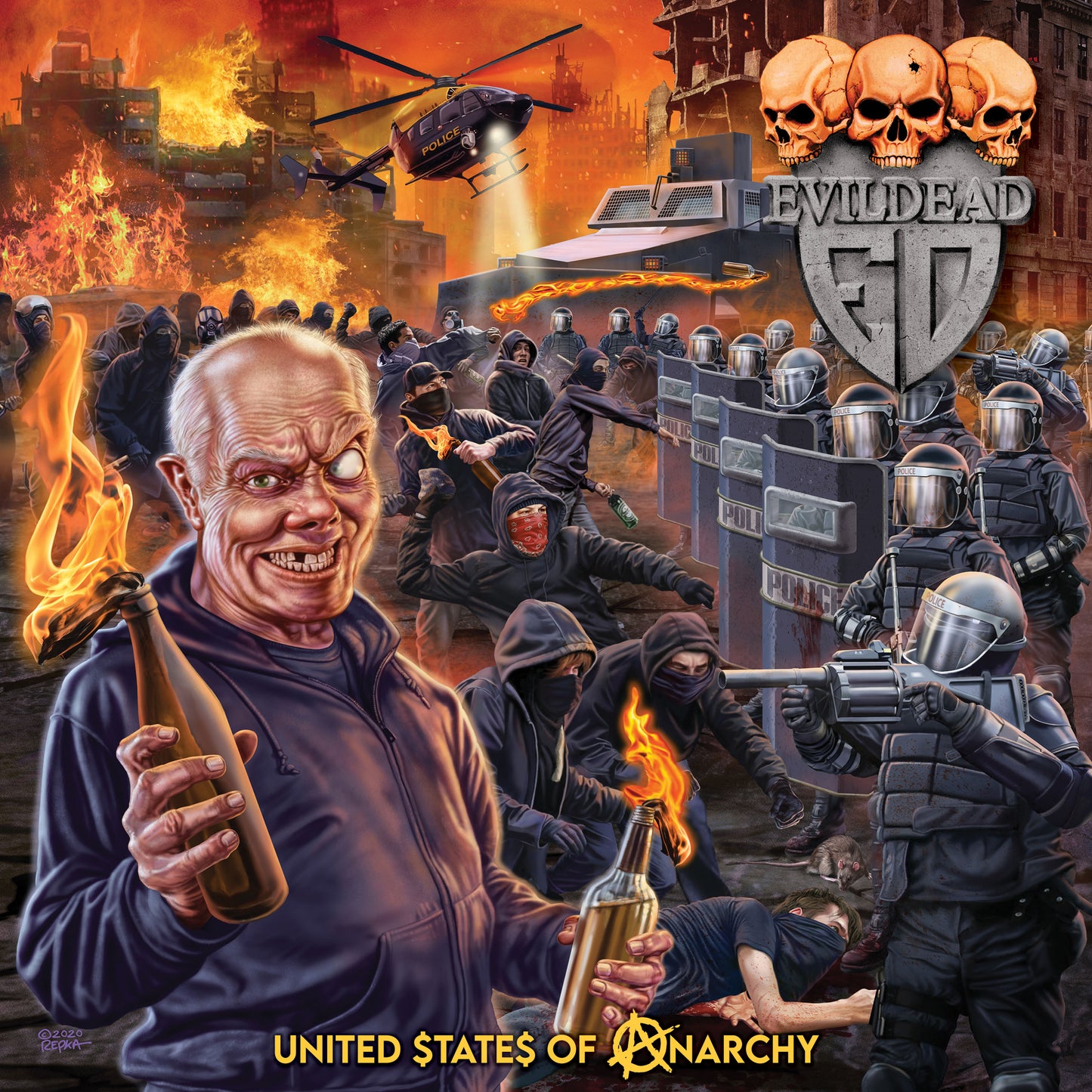 EVILDEAD  - UNITED STATES OF ANARCHY