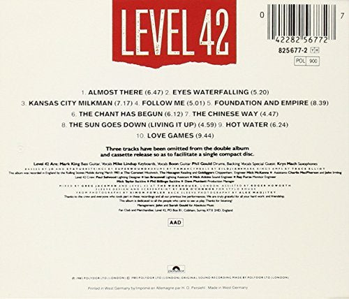 LEVEL 42 - PHYSICAL PRESENCE