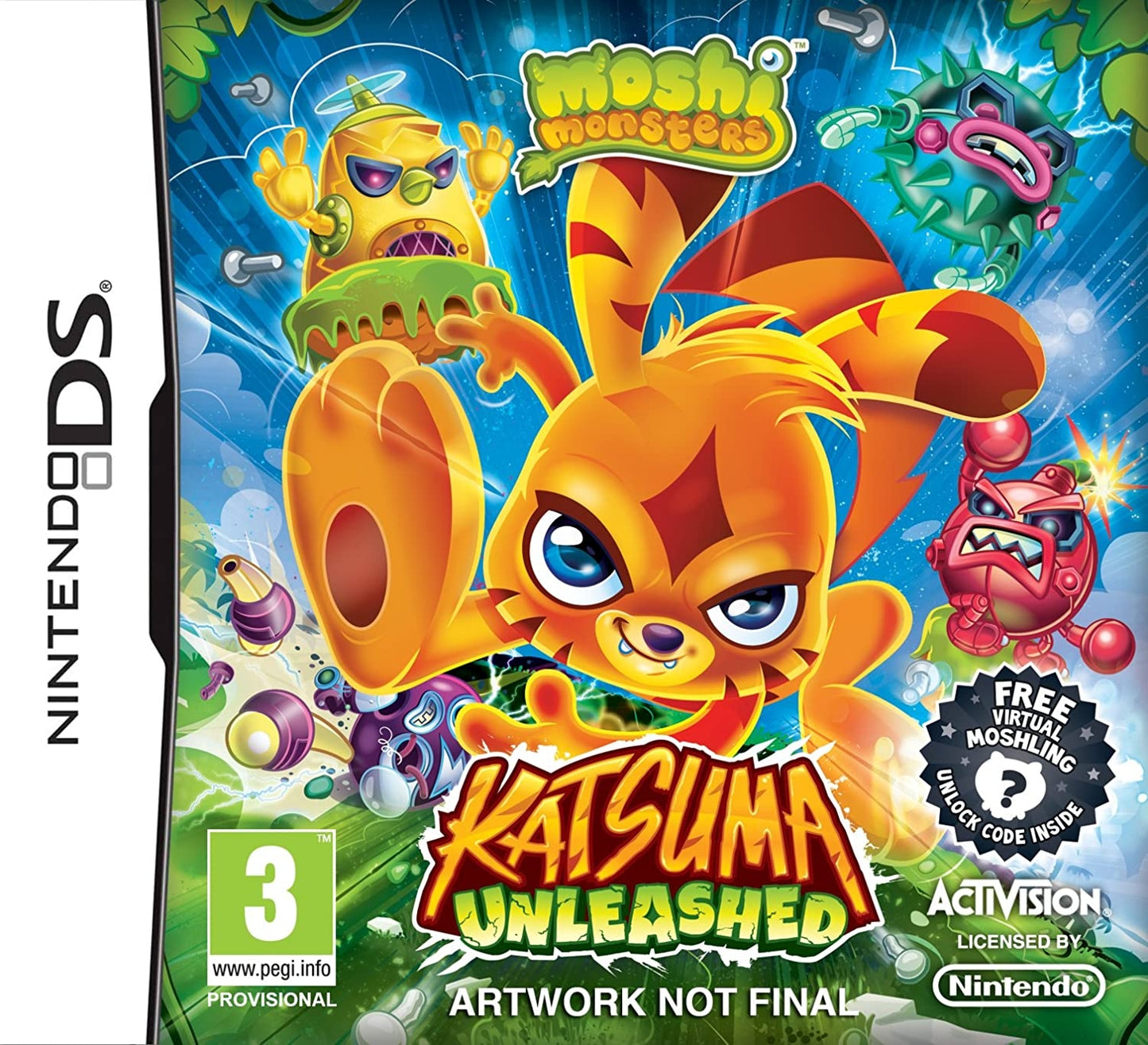 MOSHI MONSTERS: KATSUMA (CARTRIDGE ONLY)  - DS