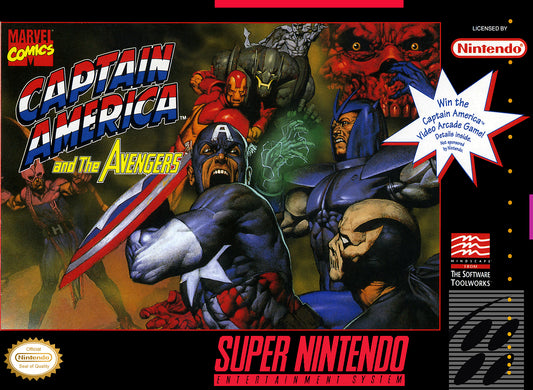 CAPTAIN AMERICA & THE AVENGERS  - SNES