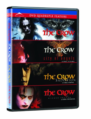 THE CROW QUADRUPLE FEATURE (THE CROW / THE CROW 2: CITY OF ANGELS / THE CROW 3: SALVATION / THE CROW 4: THE WICKED PRAYER)