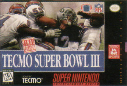 TECMO SUPER BOWL  - SNES