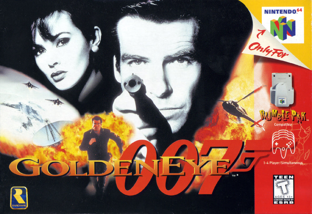 007: GOLDENEYE  - N64 (W/BOX & MANUAL)