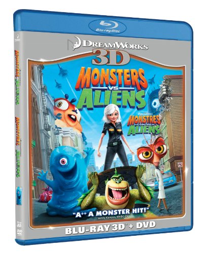 MONSTERS VS. ALIENS (BLU RAY 3D + DVD COMBO) [BLU-RAY] (BILINGUAL)