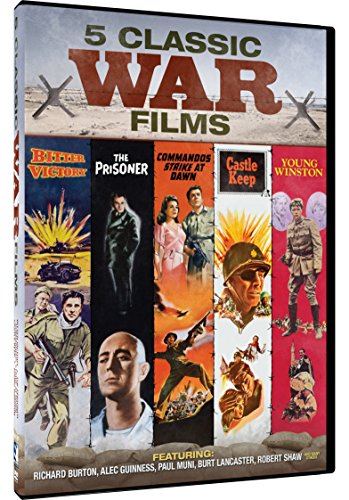 BITTER VICTORY/PRISION/COMMANDOS STRIKE - DVD-5 CLASSIC WAR FILMS