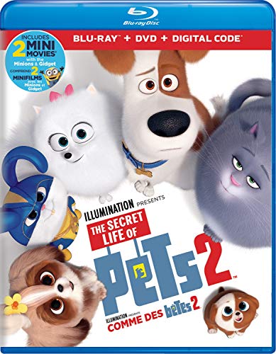 THE SECRET LIFE OF PETS 2 [BLU-RAY + DVD + DIGITAL] (BILINGUAL)