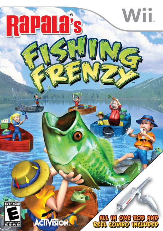 RAPALA FISHING FRENZY (WITH POLE)  - WII