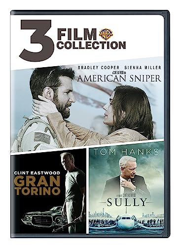 AMERICAN SNIPER/GRAN TORINO/SULLY - DVD-3 FILM COLLECTION