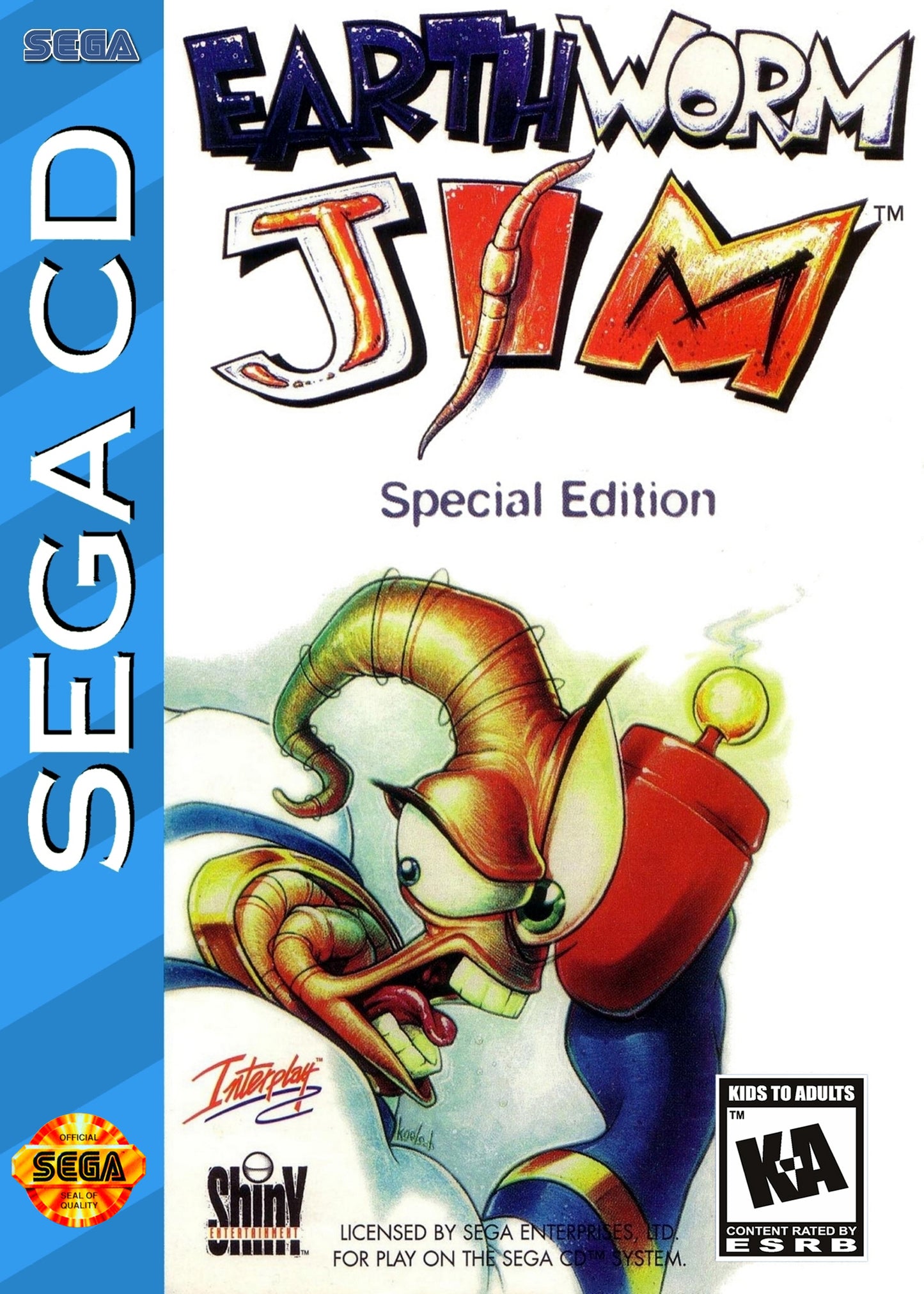 EARTHWORM JIM: SPECIAL EDITION  - SEGACD