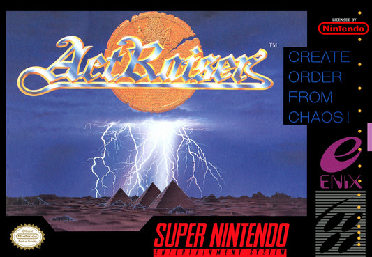 ACTRAISER 2  - SNES (W/BOX & MANUAL)