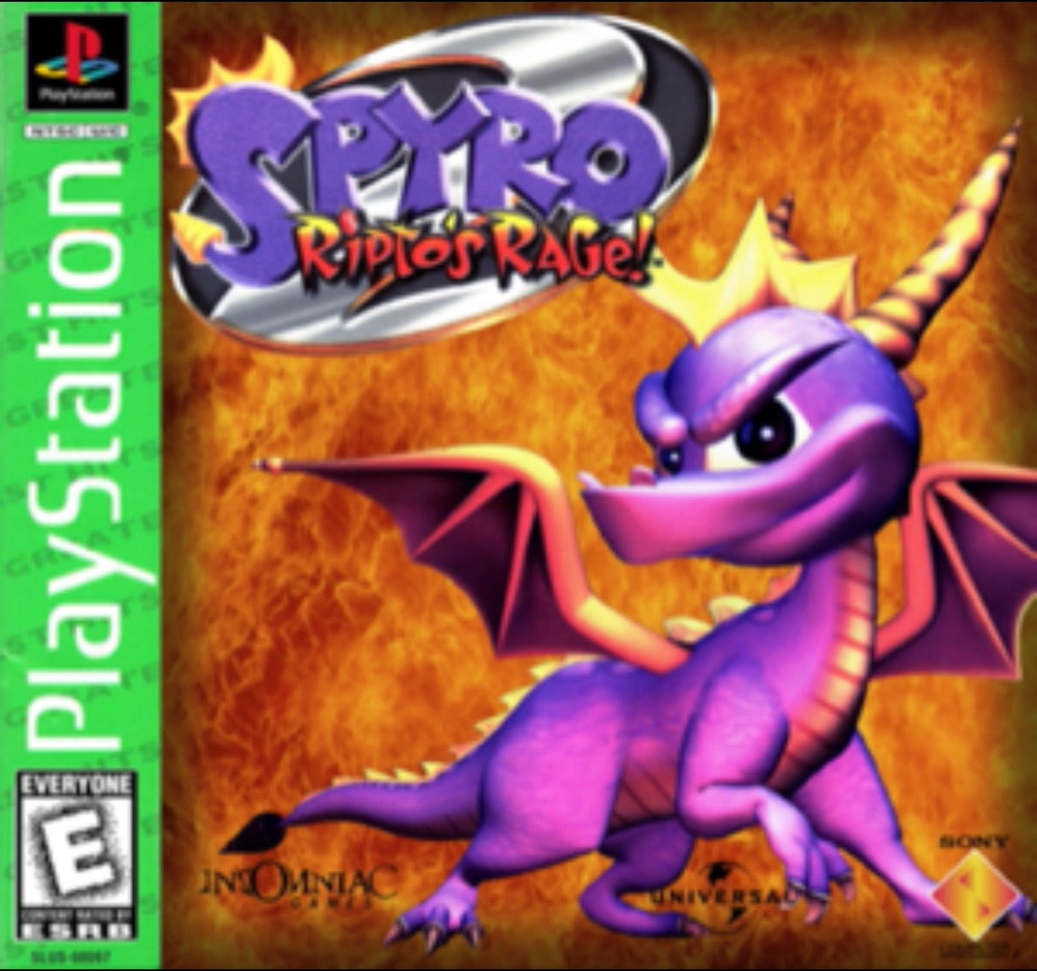 SPYRO: RIPTO'S RAGE (GR HITS EDITION)  - PS1
