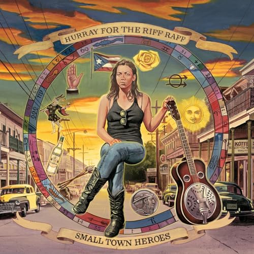 HURRAY FOR THE RIFF RAFF - SMALL TOWN HEROES - PINK ACID WASH (VINYL)