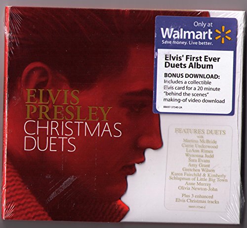 PRESLEY, ELVIS  - ELVIS PRESLEY CD - CHRISTMAS DUETS - USA