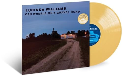 CAR WHEELS ON A GRAVEL ROAD (YELLOW VINYL)