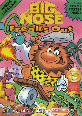 BIG NOSE FREAKS OUT  - NES (W/BOX)