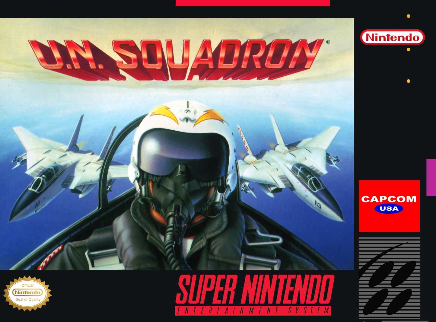 UN SQUADRON  - SNES (W/BOX)