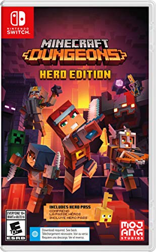 MINECRAFT DUNGEONS HERO EDITION - NINTENDO SWITCH GAMES AND SOFTWARE