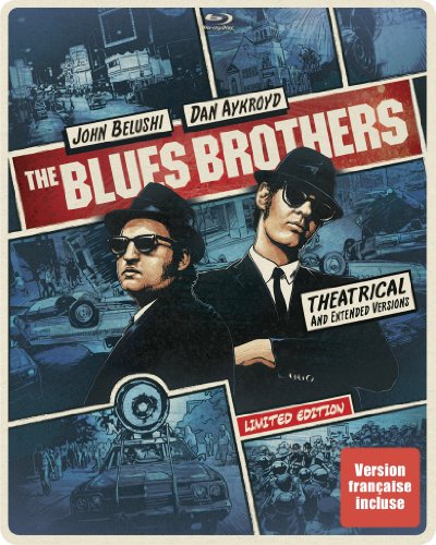 THE BLUES BROTHERS  (LIMITED STEELBOOK EDITION)  [BLU-RAY + DVD + DIGITAL COPY + ULTRAVIOLET] (BILINGUAL)