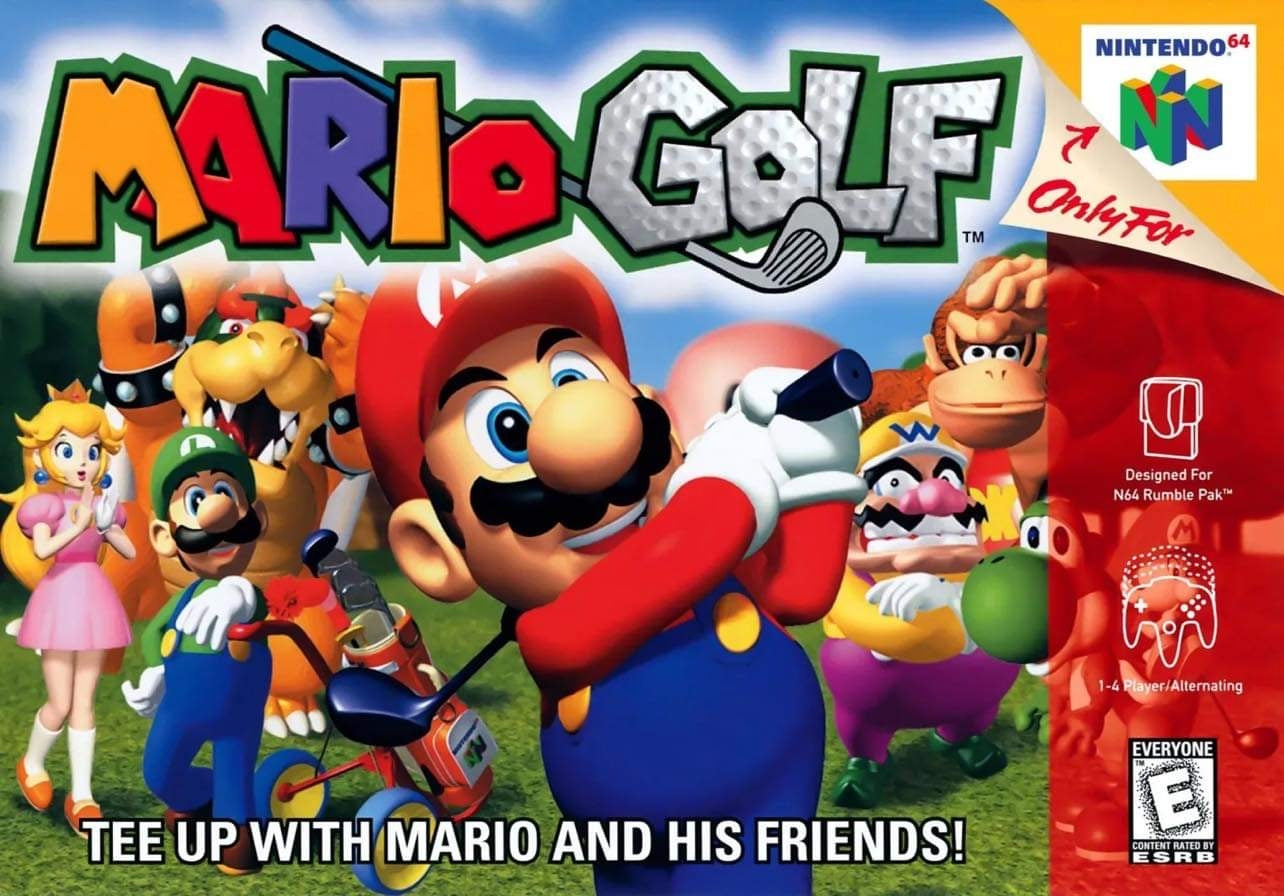 MARIO GOLF  - N64 (W/BOX & MANUAL)