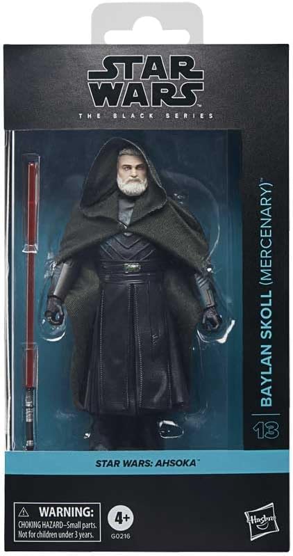 STAR WARS: AHSOKA: BAYLAN SKOLL (MERCENARY) - BLACK SERIES