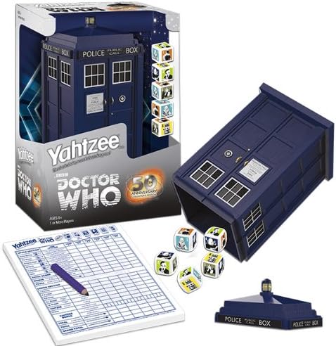 DOCTOR WHO: TARDIS: YAHTZEE - BOARD GAME-50TH