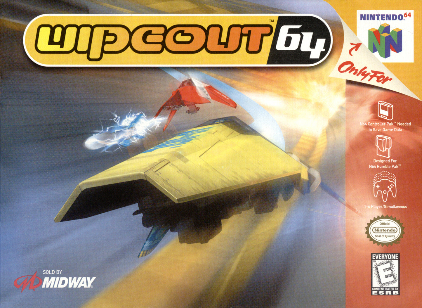 WIPEOUT  - N64 (W/BOX)