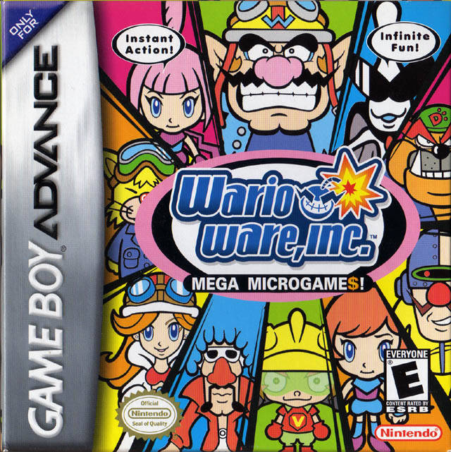 WARIOWARE, INC: MEGA MICROGAMES - GBA (W/ MANUAL & BOX)