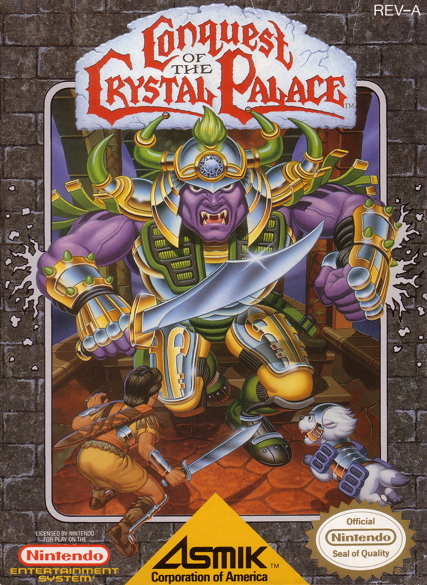 CONQUEST OF THE CRYSTAL PALACE  - NES (W/BOX)