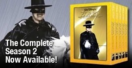 WALT DISNEY'S ZORRO: THE COMPLETE SECOND SEASON (COLORIZED)