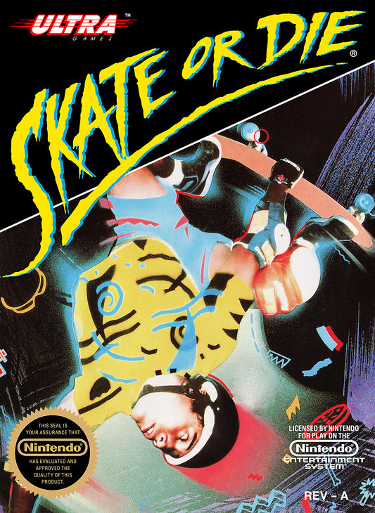 SKATE OR DIE  - NES