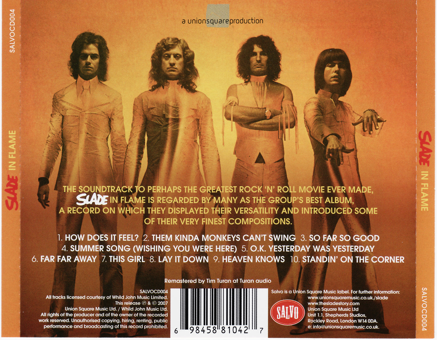 SLADE  - SLADE IN FLAME (CD/DVD)