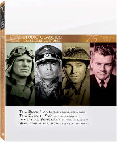 BLUE MAX/ DESERT FOX/IMMORTAL SERGEANT/S - DVD-FOX STUDIO CLASSICS-75YEARS (4DISCS)