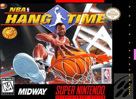 NBA HANG TIME  - SNES (W/BOX & MANUAL)