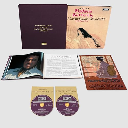 MIRELLA FRENI, LUCIANO PAVAROTTI, CHRISTA LUDWIG, WIENER PHILHARMONIKER, HERBERT VON KARAJAN - PUCCINI: MADAMA BUTTERFLY (2025 REMASTER / 2CD) (CD)