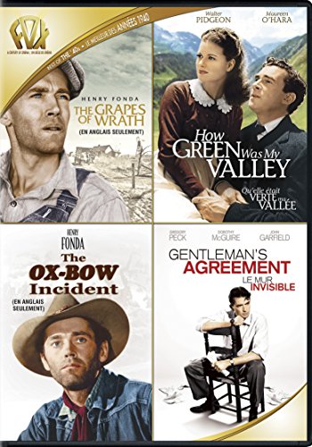 GRAPES OF WRATH/HOW GREEN WAS MY VALLEY/ - DVD-4-FILM COLLECTION-BEST OF THE 40'S