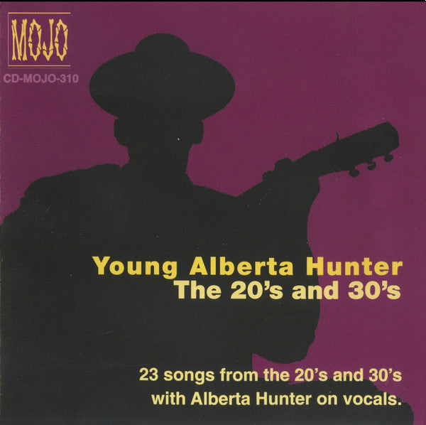 HUNTER, ALBERTA  - YOUNG ALBERTA HUNTER-20'S & 30'S