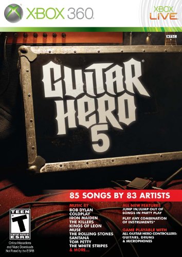 GUITAR HERO 5 STAND ALONE SOFTWARE  (BILINGUAL GAME-PLAY) - XBOX 360 STANDARD EDITION