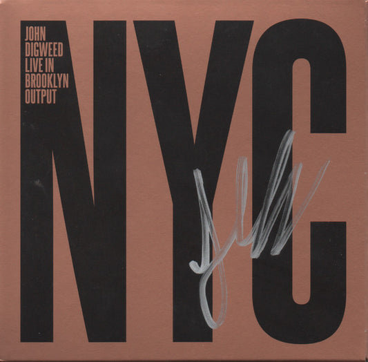 DIGWEED, JOHN  - LIVE IN BROOKLN