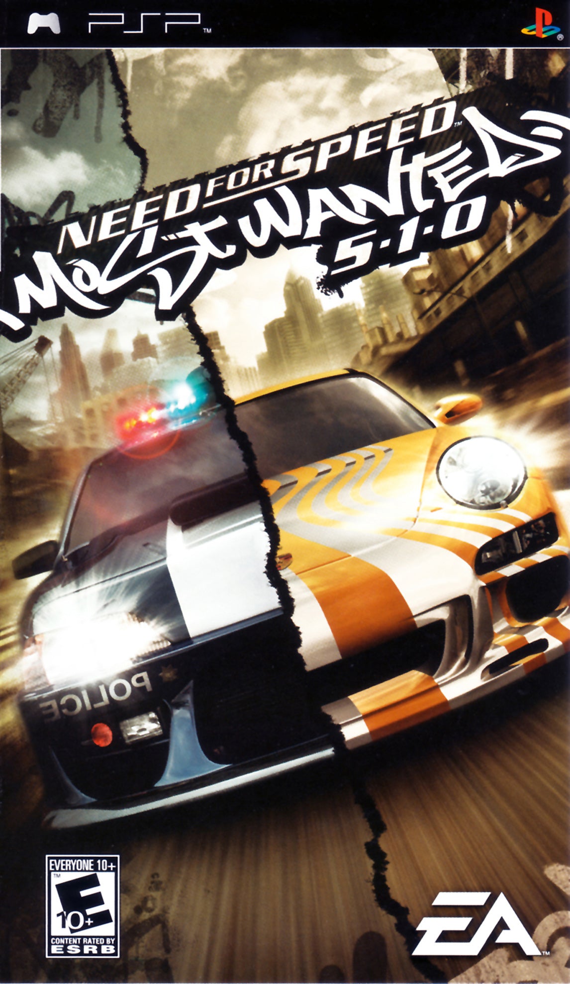 NEED FOR SPEED: MOST WANTED 5-1-0  - PSP