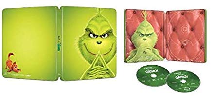 THE GRINCH LIMITED EDITION STEELBOOK (BLURAY + DVD + DIGITAL)